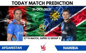 Afghanistan vs Namibia 27th Match Prediction