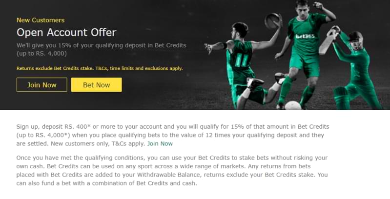 Bet365 Welcome bonus and offers