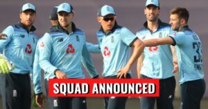 England announce 16 Members squad for the T20I Series against West Indies