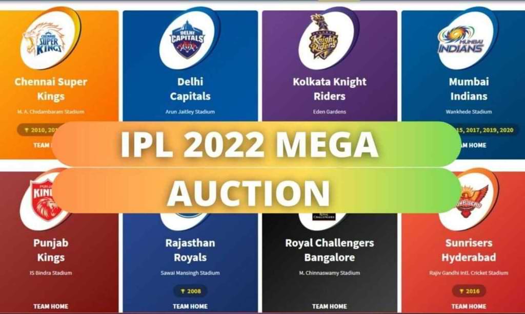 IPL Mega Auction Player List 2022 Teams and Guidelines