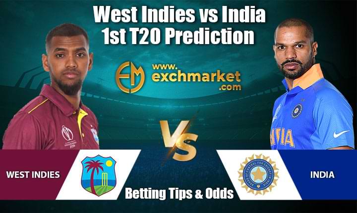 WI vs IND 1st T20I