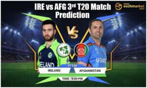 IRE vs AFG 3rd T20I