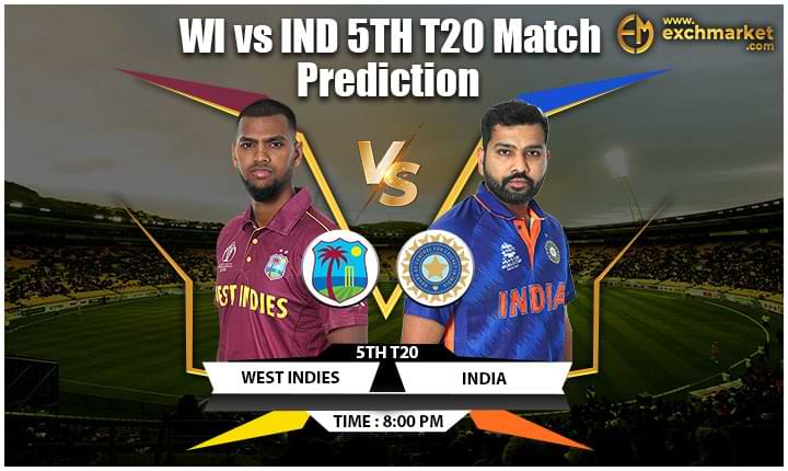 WI vs IND 5th T20I