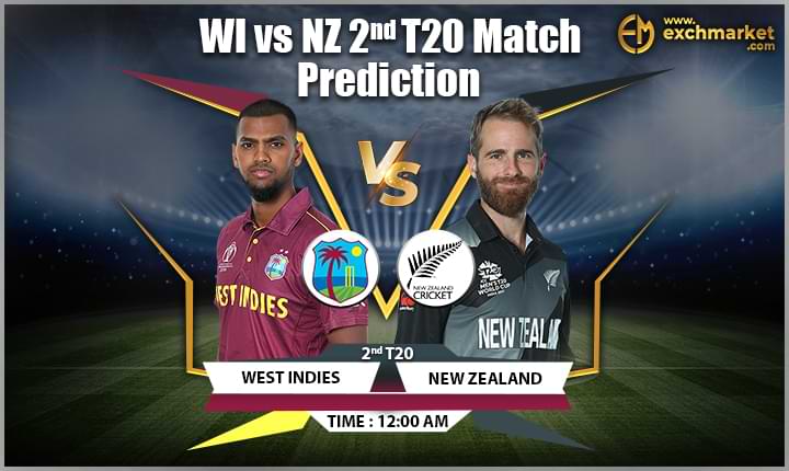 WI vs NZ 2nd T20I