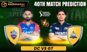 DC vs GT 40 IPL Match Prediction