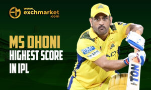 MS Dhoni Highest Score in IPL